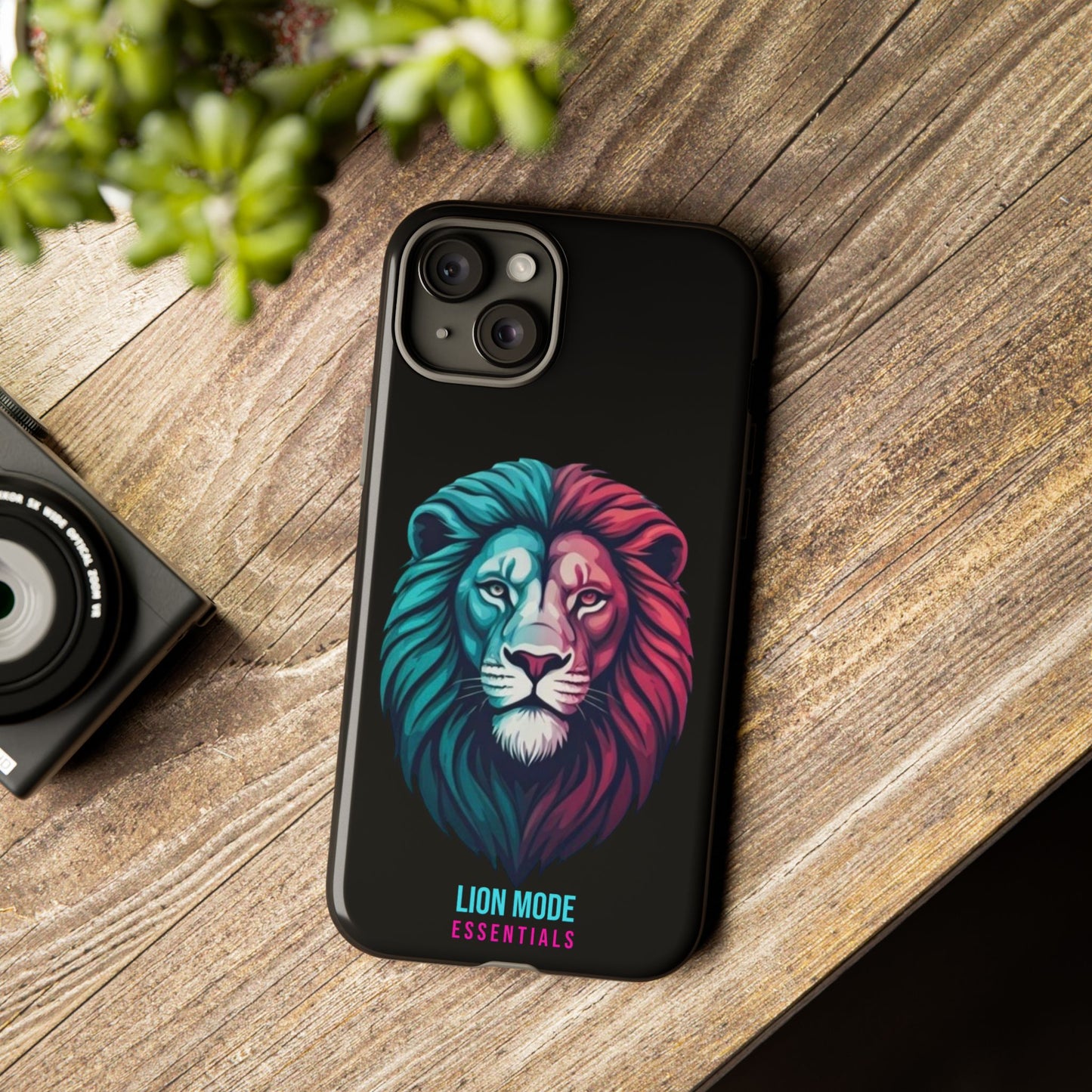 Neon Lion Tough Phone Case | Lion Mode Essentials
