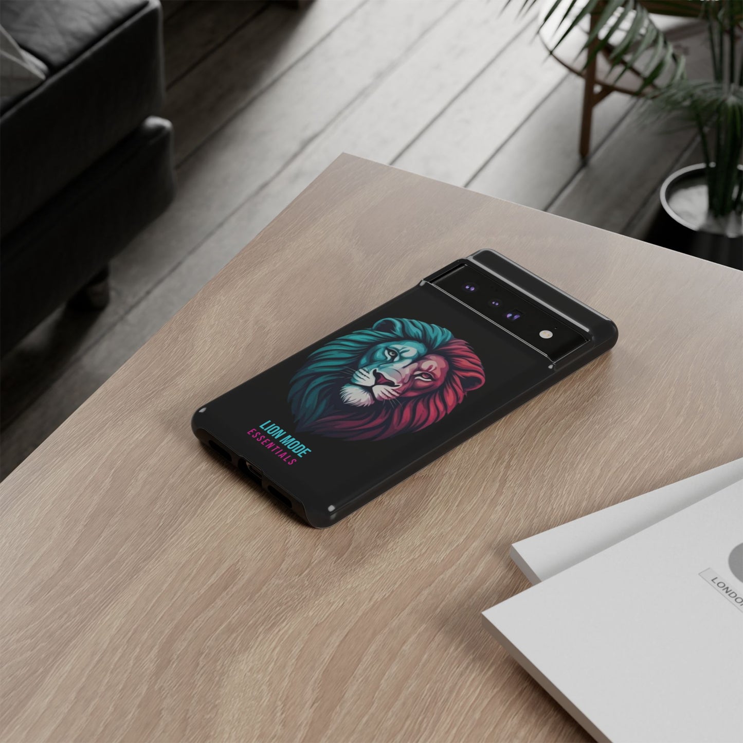 Neon Lion Tough Phone Case | Lion Mode Essentials