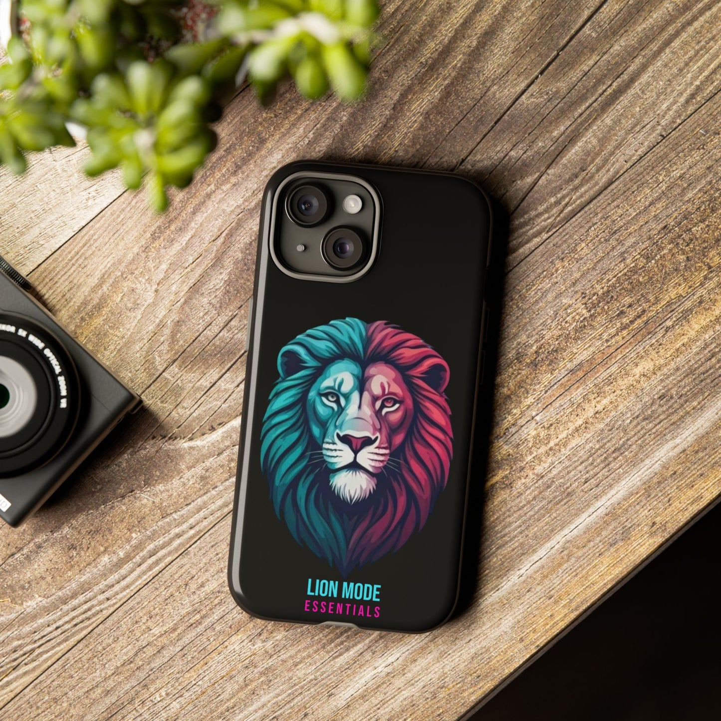 Neon Lion Tough Phone Case | Lion Mode Essentials