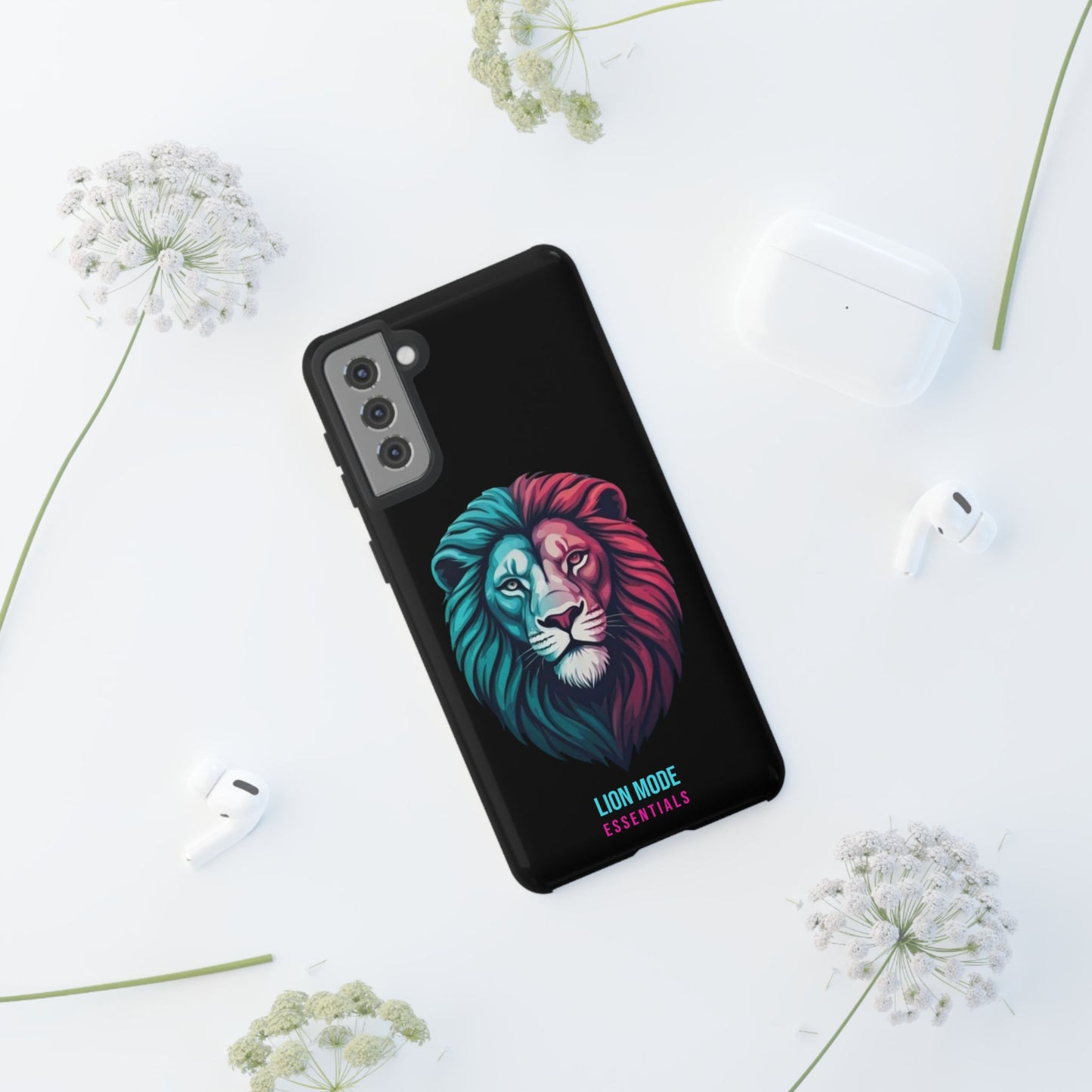 Neon Lion Tough Phone Case | Lion Mode Essentials
