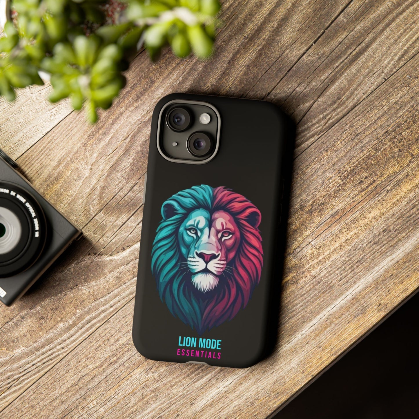 Neon Lion Tough Phone Case | Lion Mode Essentials