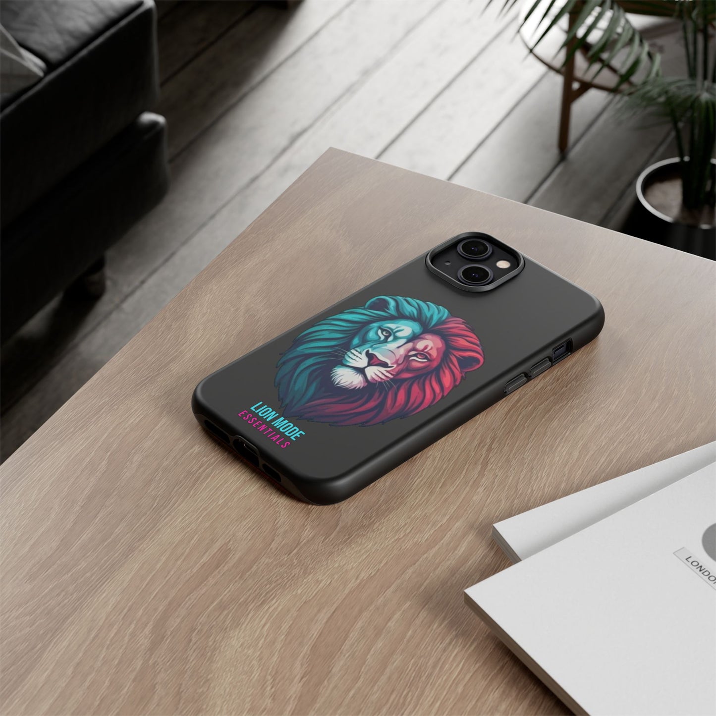 Neon Lion Tough Phone Case | Lion Mode Essentials