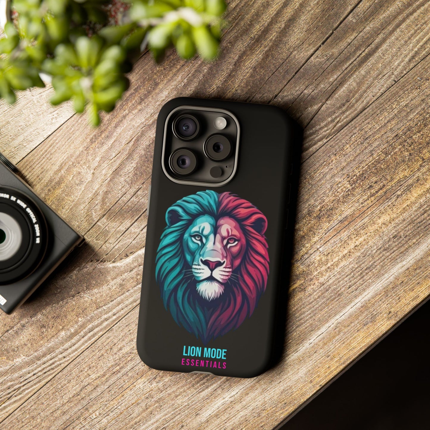 Neon Lion Tough Phone Case | Lion Mode Essentials
