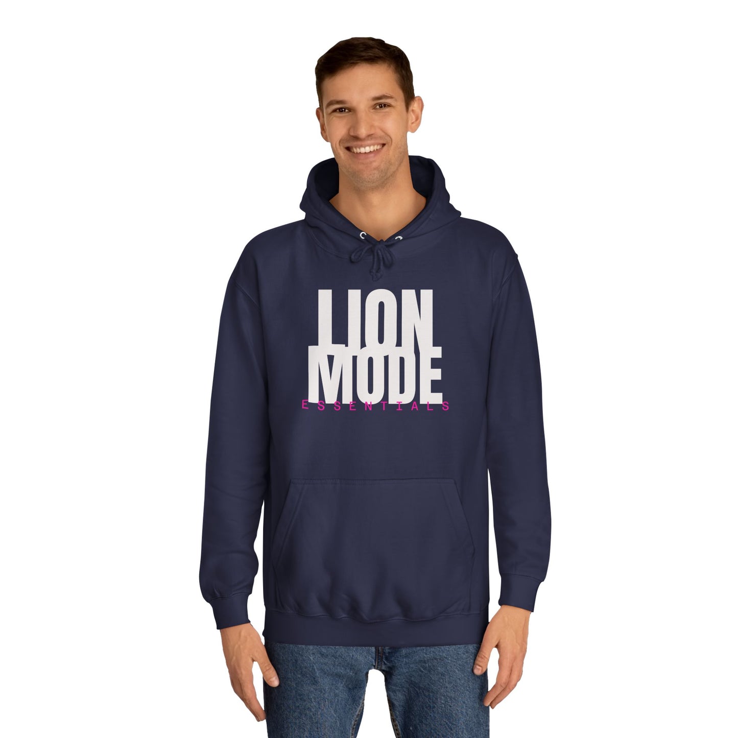 Lion Mode Essentials Unisex Pullover Hoodie | Premium Fitness & Streetwear Hoodie