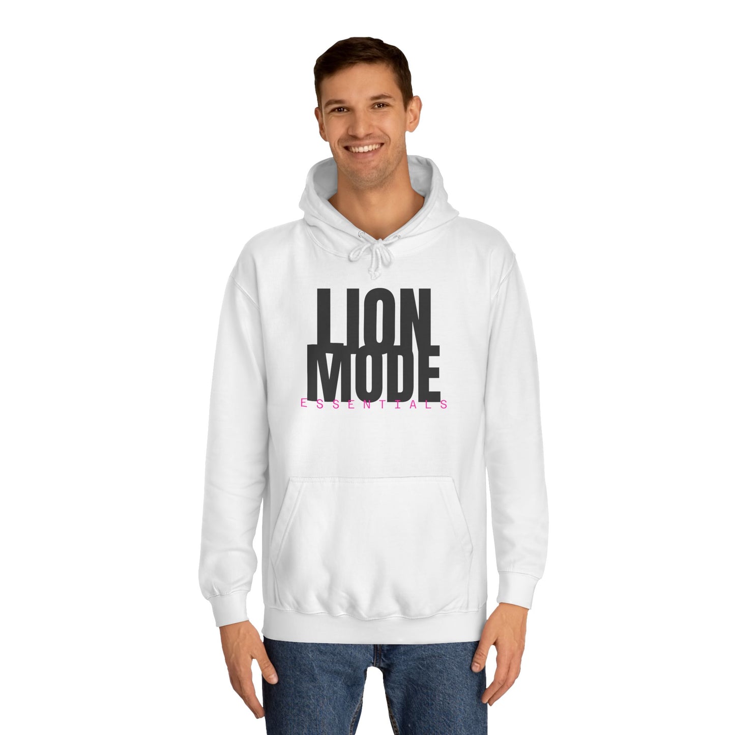 Lion Mode Essentials Unisex Pullover Hoodie | Premium Fitness & Streetwear Hoodie
