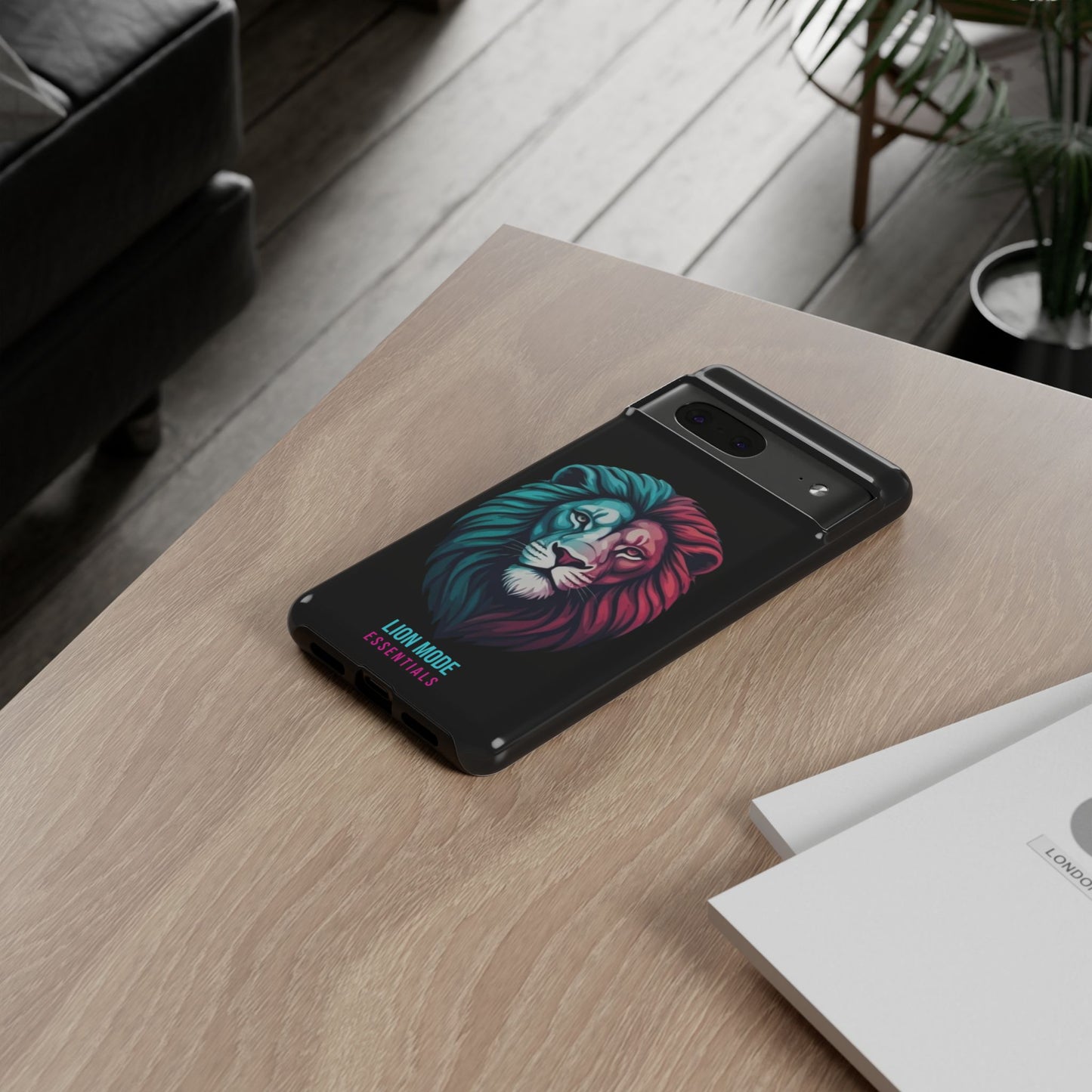 Neon Lion Tough Phone Case | Lion Mode Essentials
