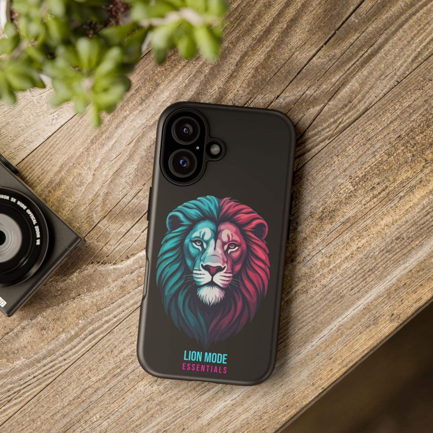 Neon Lion Tough Phone Case | Lion Mode Essentials