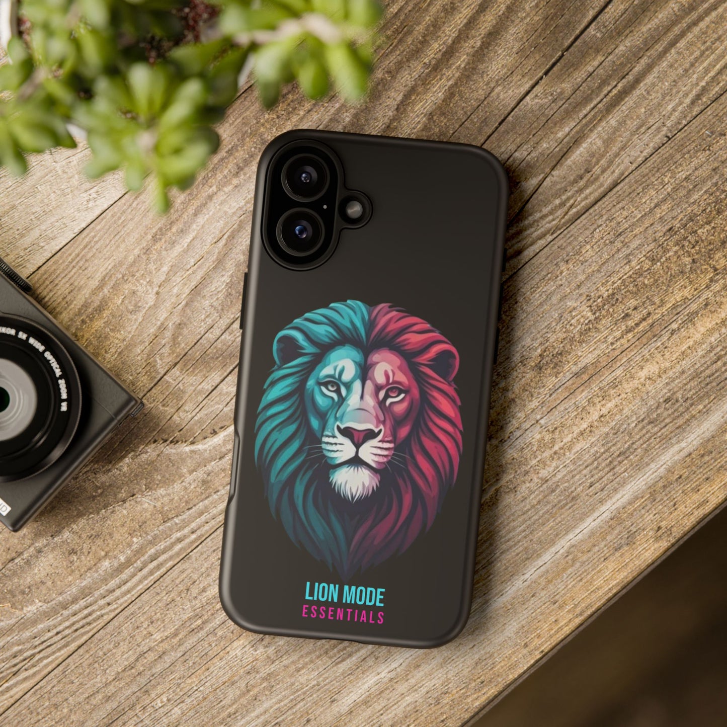 Neon Lion Tough Phone Case | Lion Mode Essentials