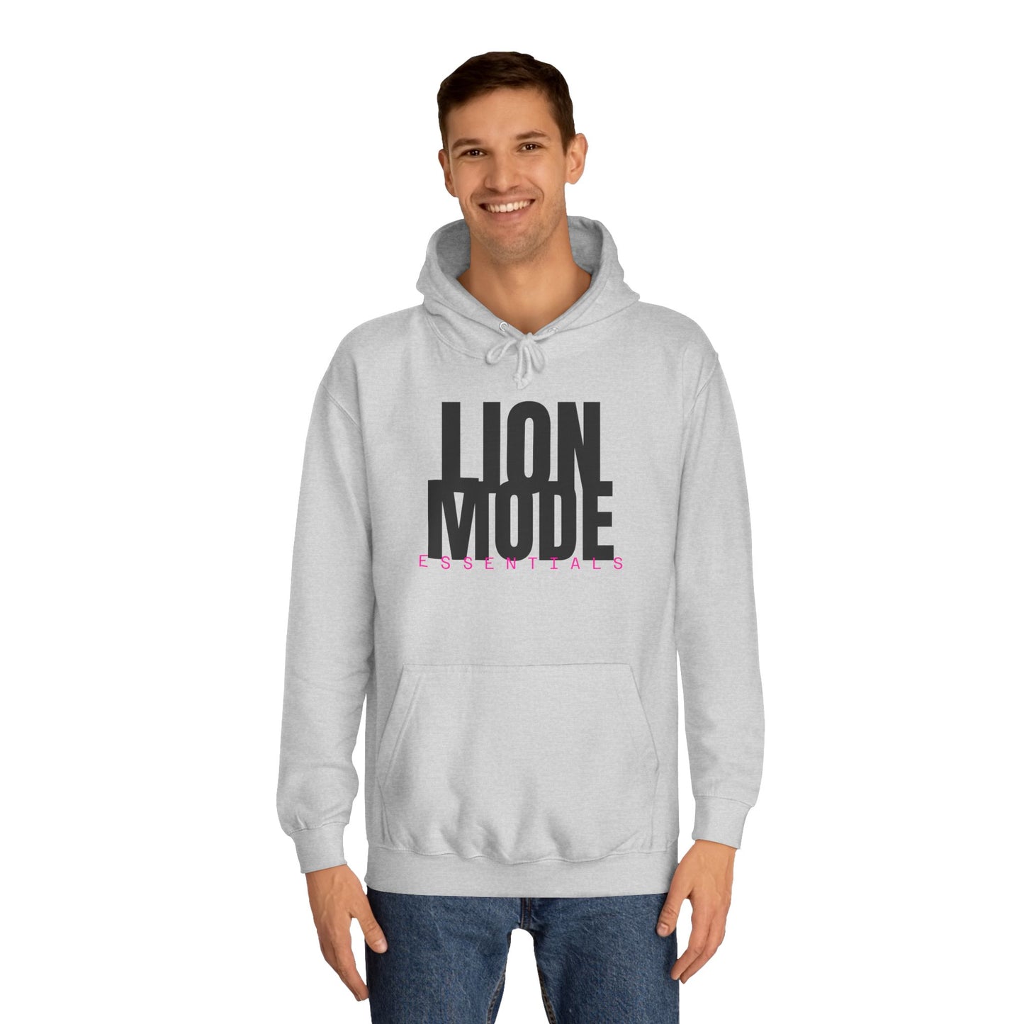 Lion Mode Essentials Unisex Pullover Hoodie | Premium Fitness & Streetwear Hoodie