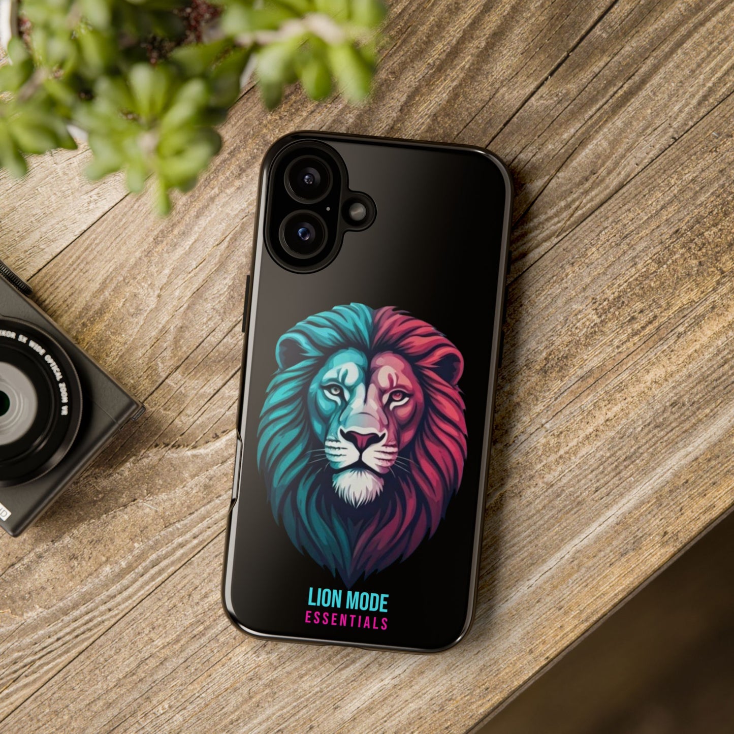 Neon Lion Tough Phone Case | Lion Mode Essentials