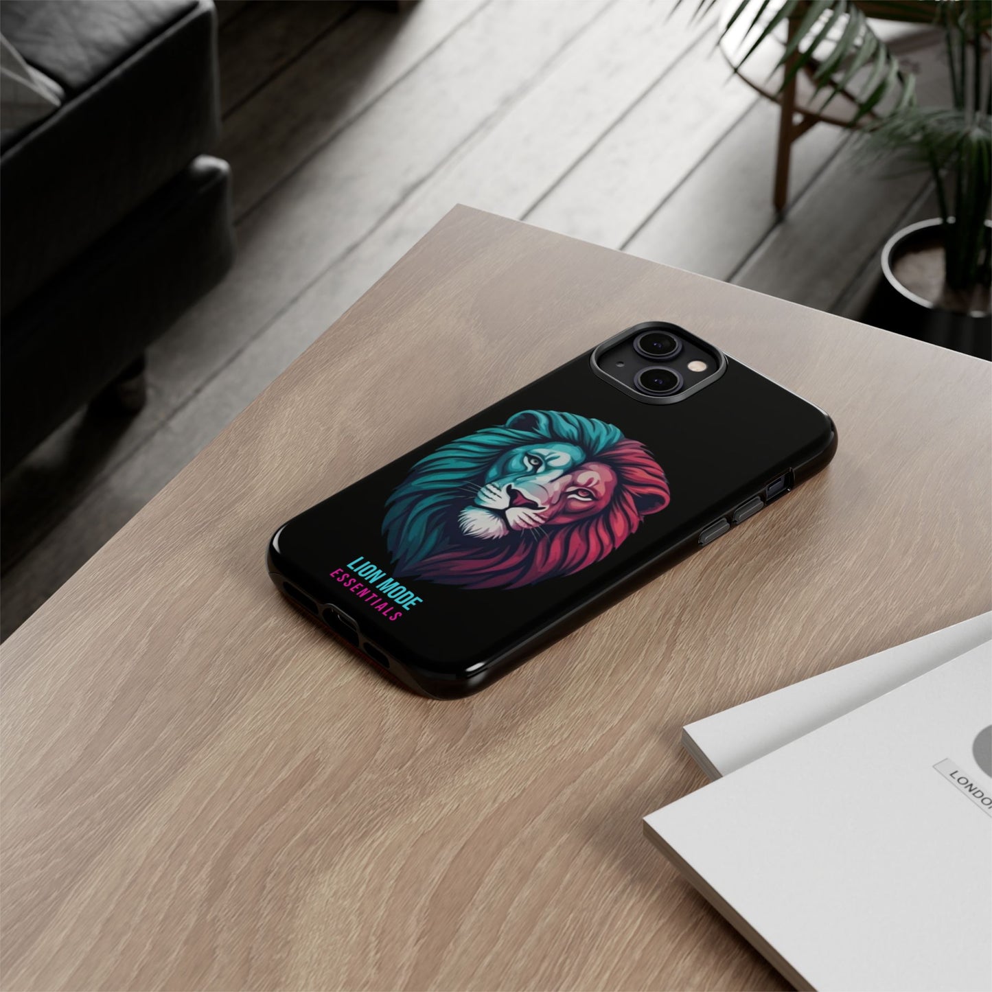 Neon Lion Tough Phone Case | Lion Mode Essentials