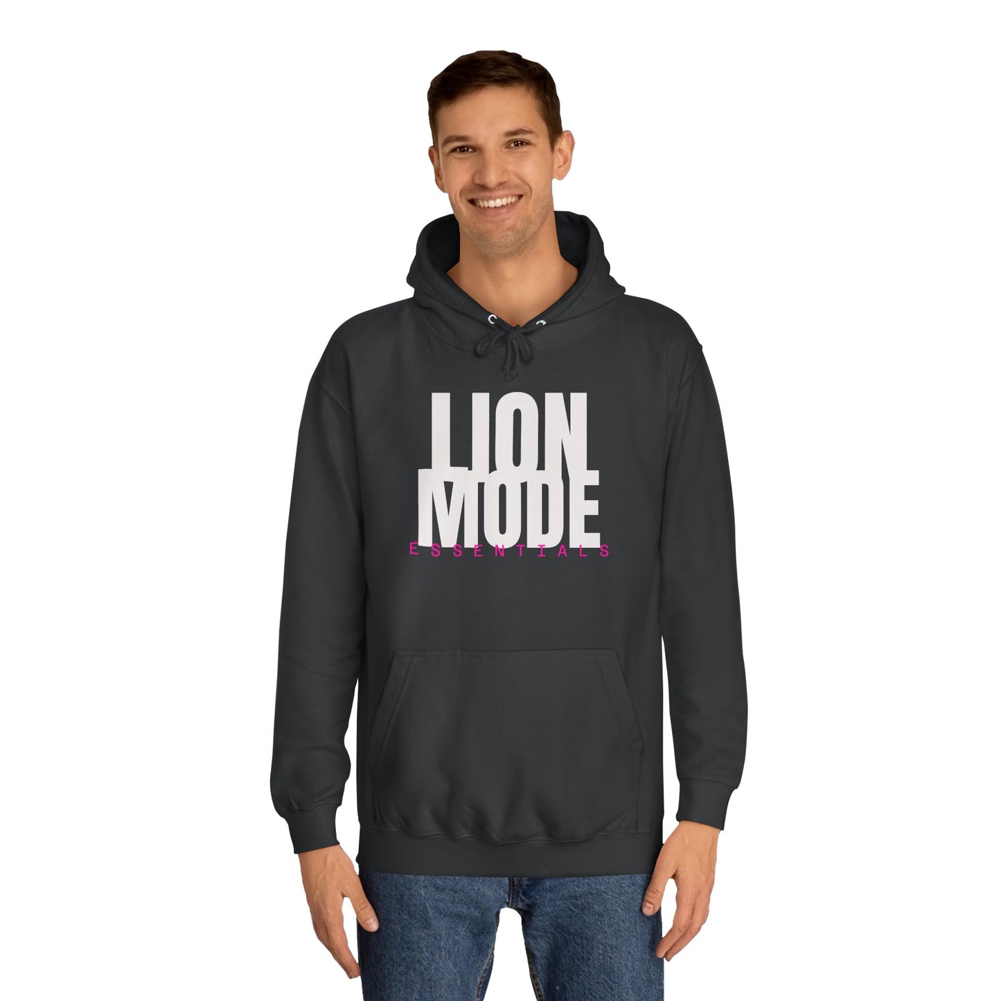 Lion Mode Essentials Unisex Pullover Hoodie | Premium Fitness & Streetwear Hoodie