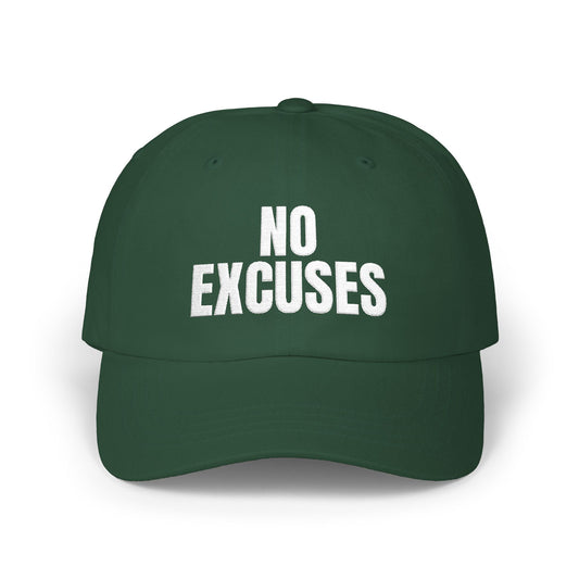 Lion Mode – No Excuses Classic Dad Cap | Premium Embroidered Hat