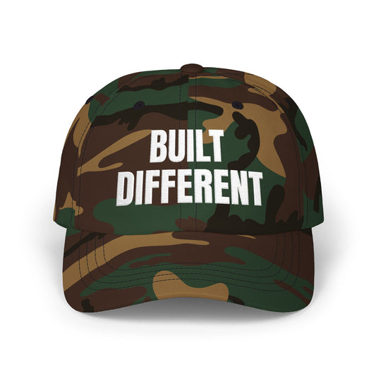 Lion Mode – Built Different Classic Dad Cap | Premium Embroidered Hat