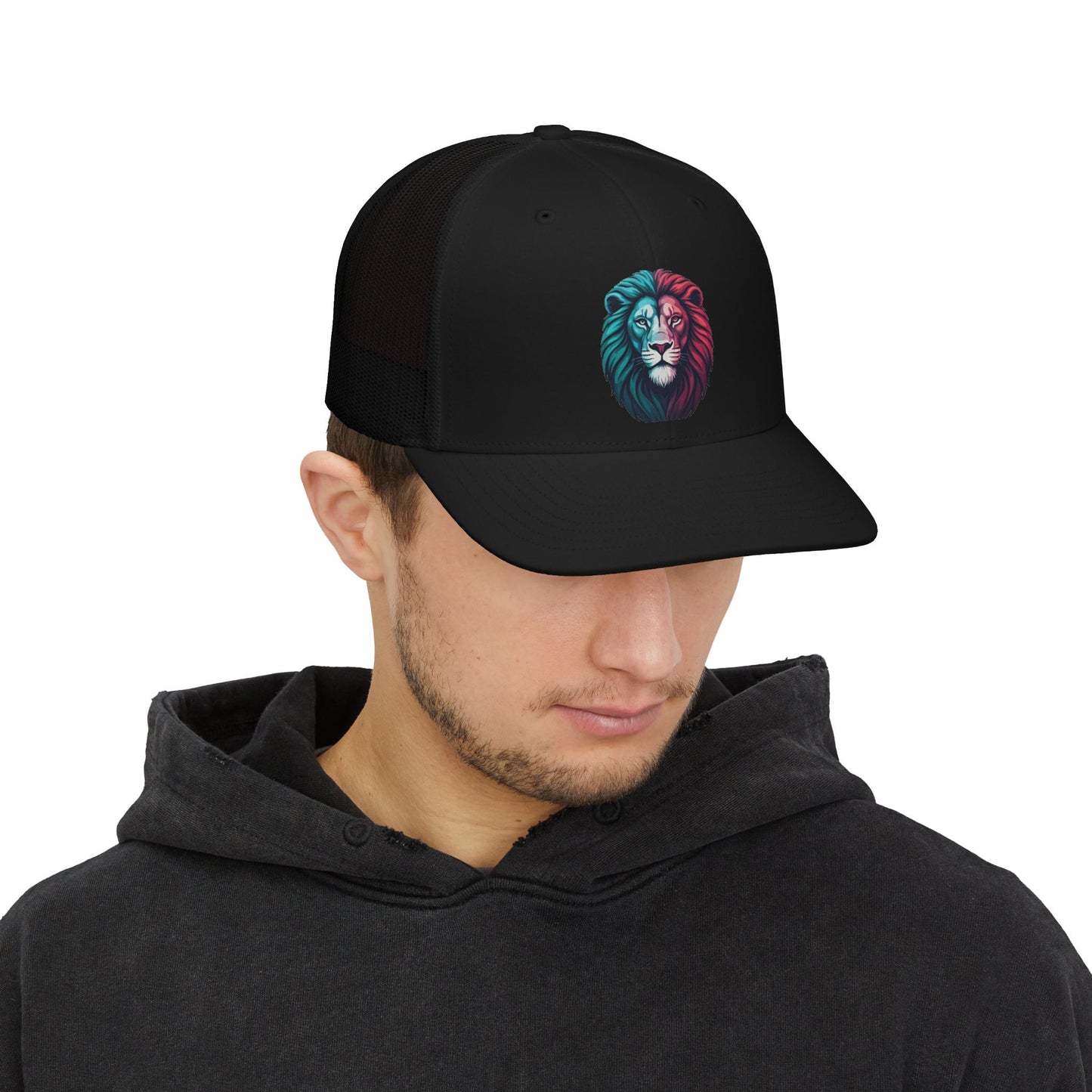 Lion Mode Essentials Neon Lion Richardson 112 Trucker Cap | Premium Snapback Hat