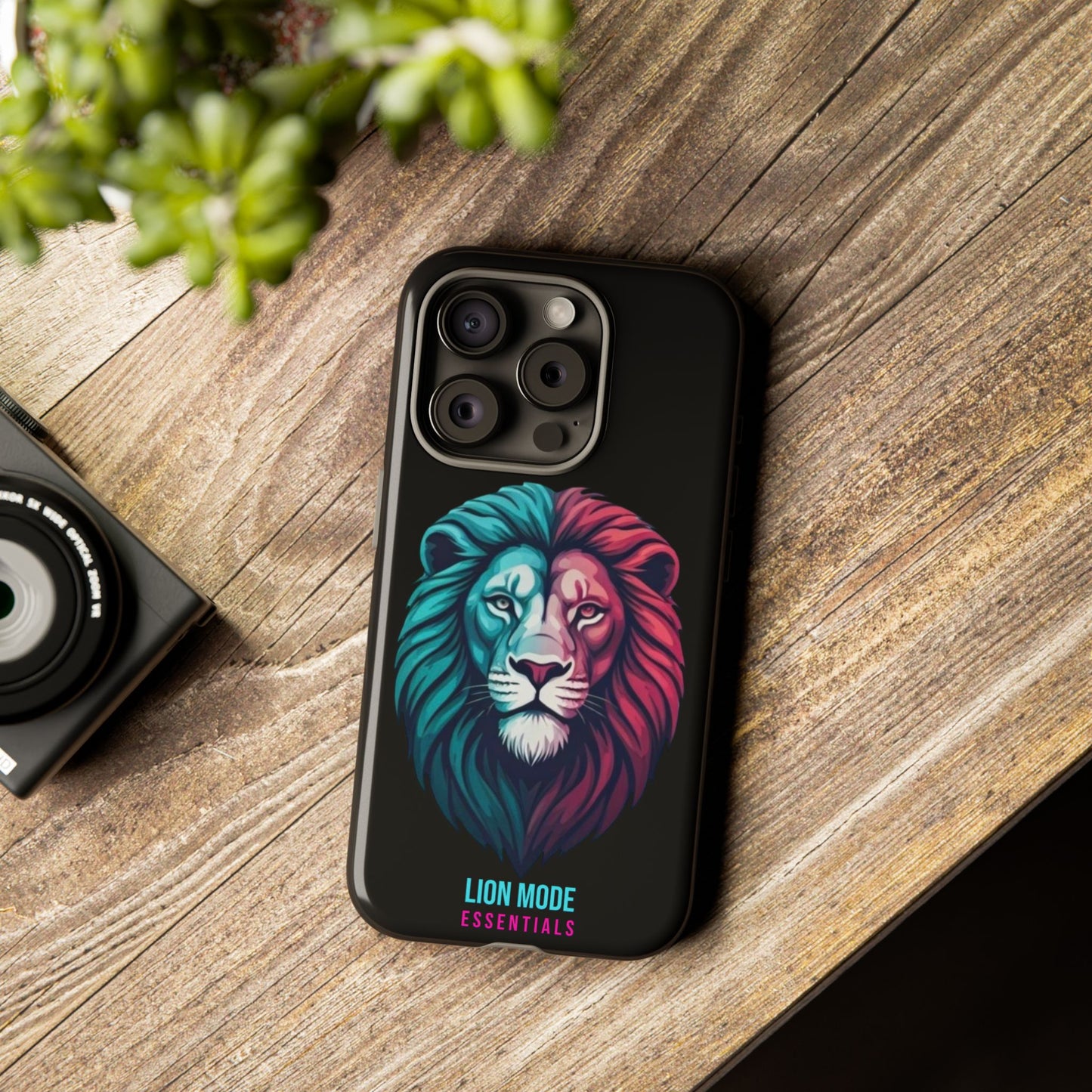Neon Lion Tough Phone Case | Lion Mode Essentials