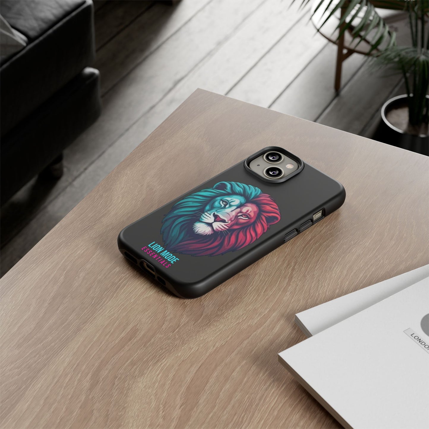 Neon Lion Tough Phone Case | Lion Mode Essentials