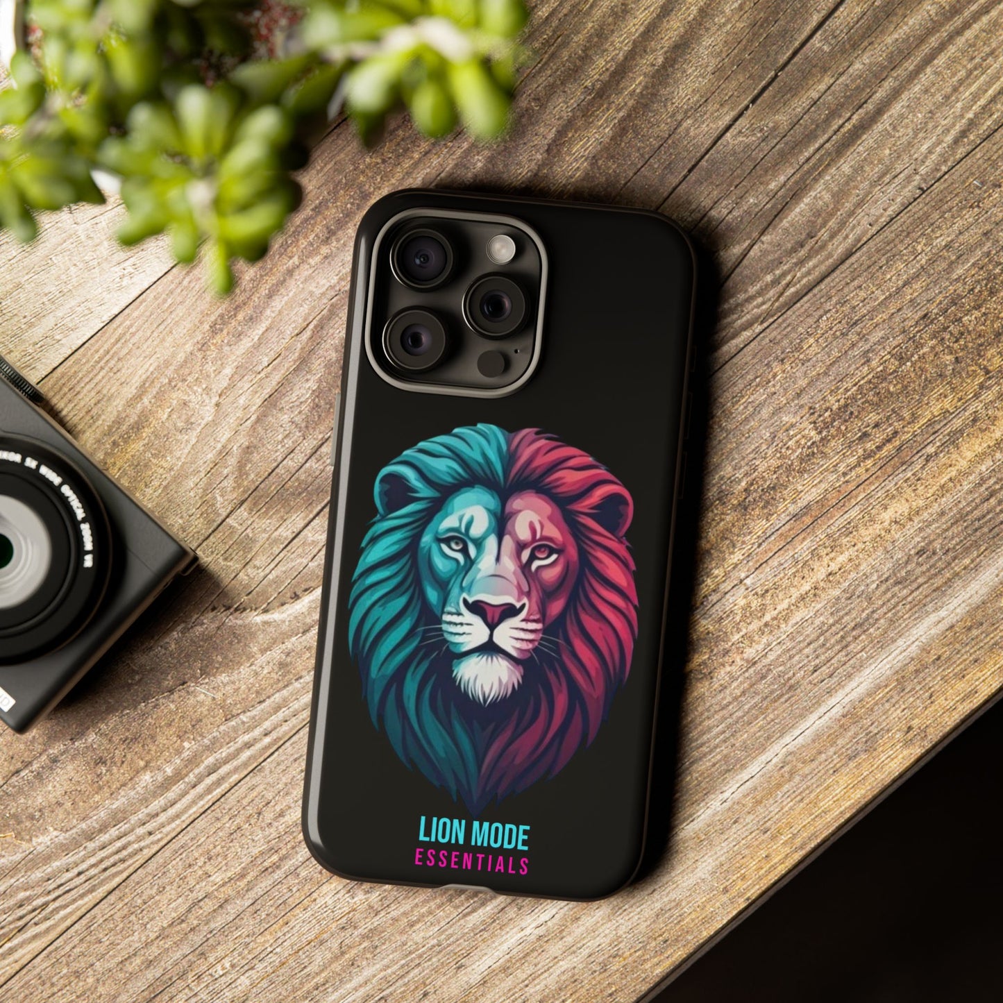 Neon Lion Tough Phone Case | Lion Mode Essentials