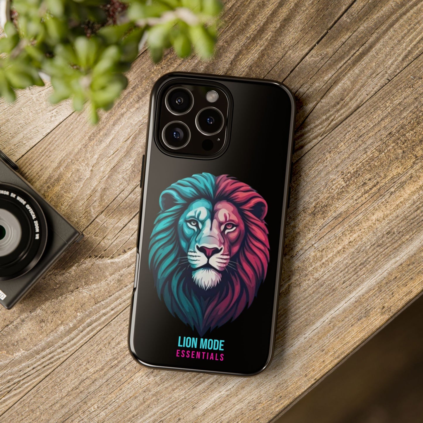 Neon Lion Tough Phone Case | Lion Mode Essentials