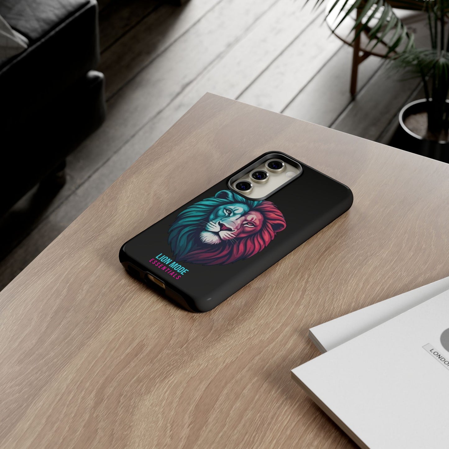 Neon Lion Tough Phone Case | Lion Mode Essentials