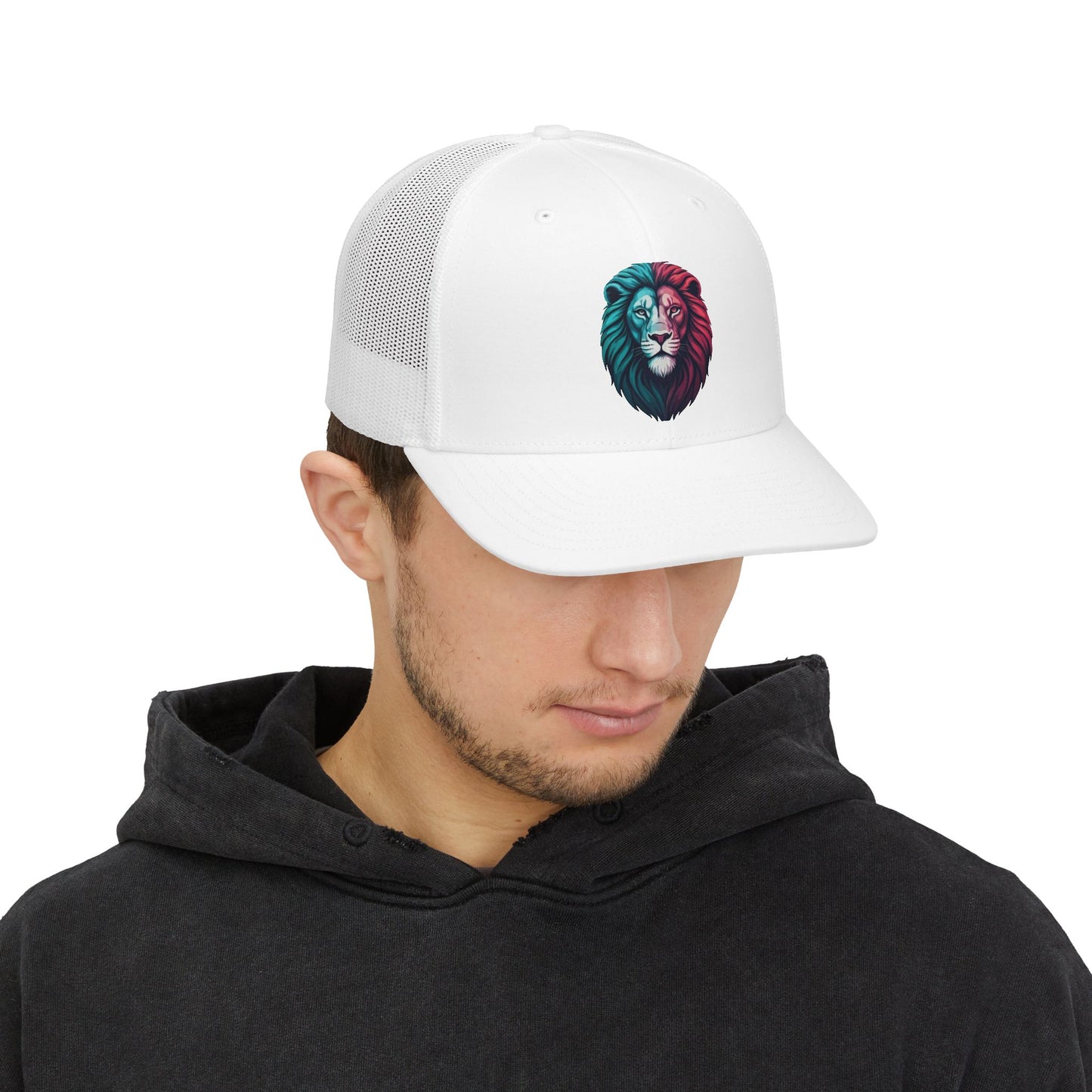 Lion Mode Essentials Neon Lion Richardson 112 Trucker Cap | Premium Snapback Hat