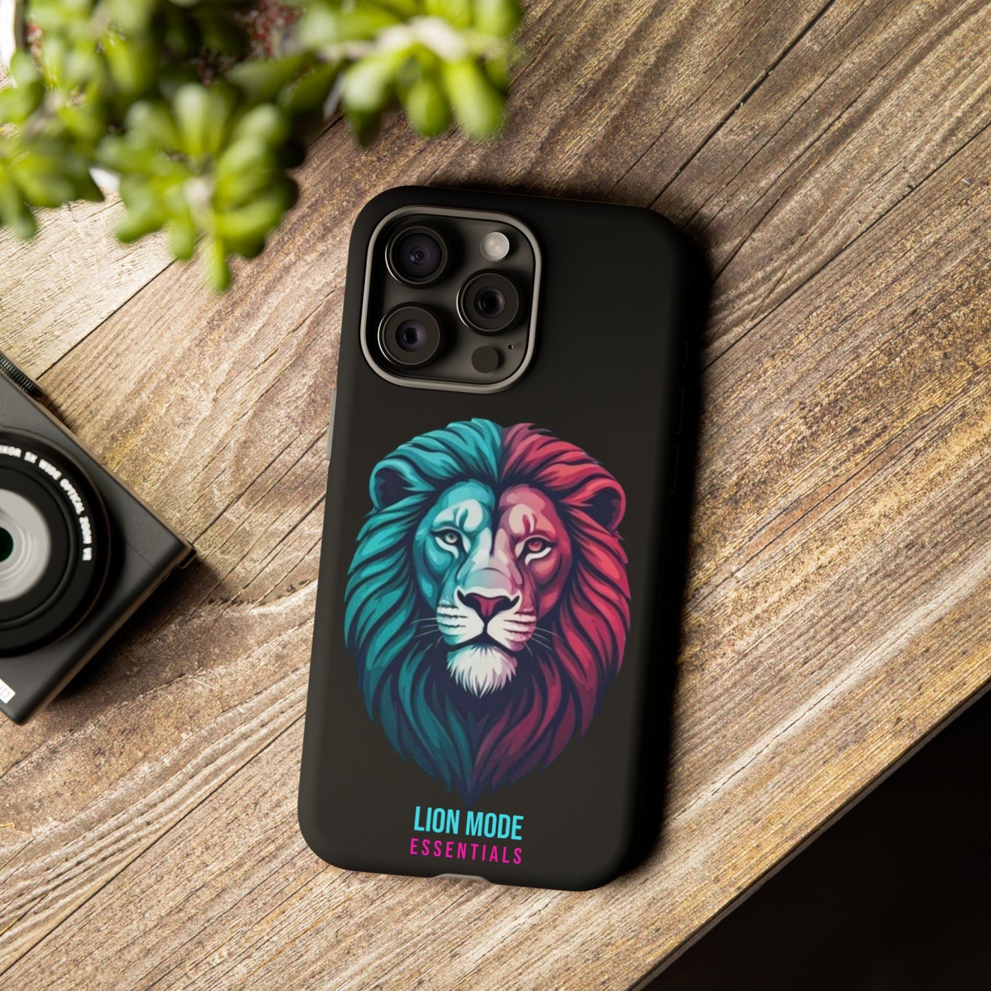 Neon Lion Tough Phone Case | Lion Mode Essentials