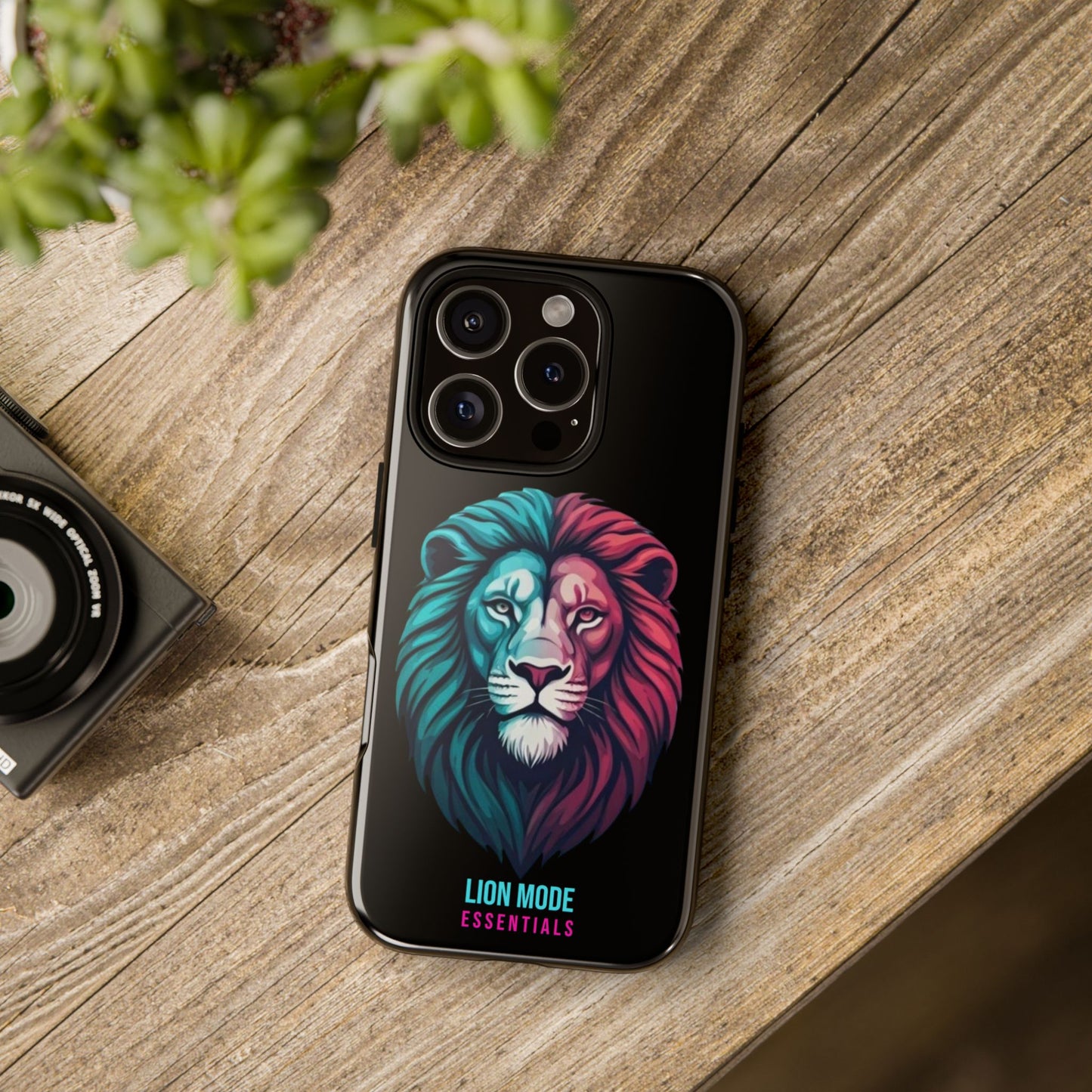 Neon Lion Tough Phone Case | Lion Mode Essentials