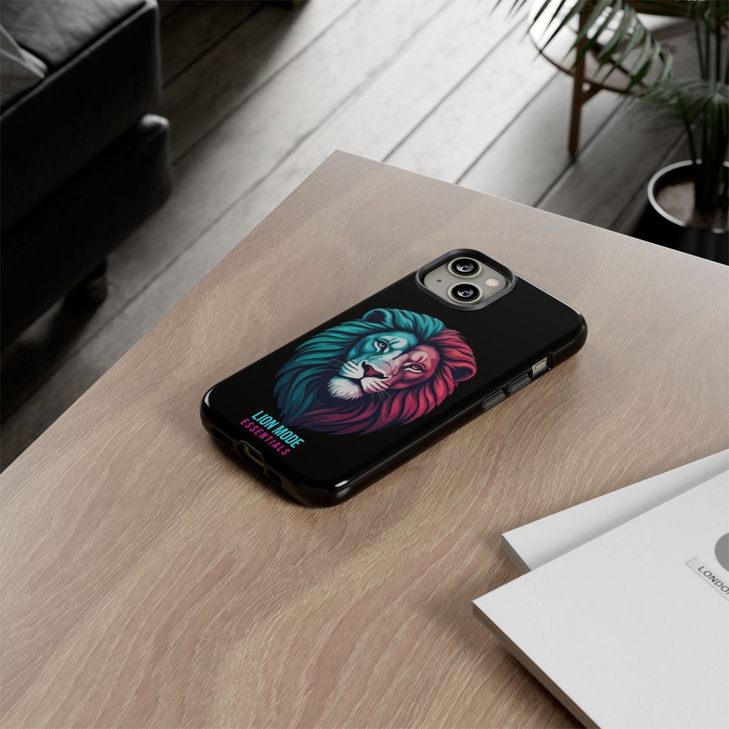 Neon Lion Tough Phone Case | Lion Mode Essentials