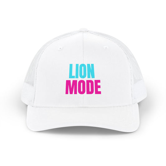 Lion Mode Essentials | LION MODE Richardson 112 Trucker Cap | Premium Snapback Hat