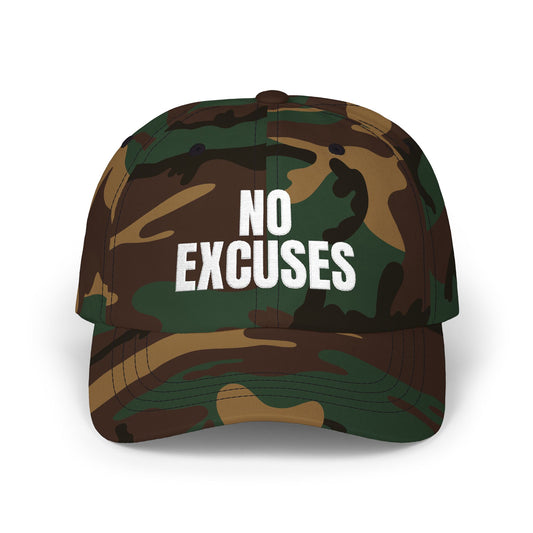 Lion Mode – No Excuses Classic Dad Cap | Premium Embroidered Hat
