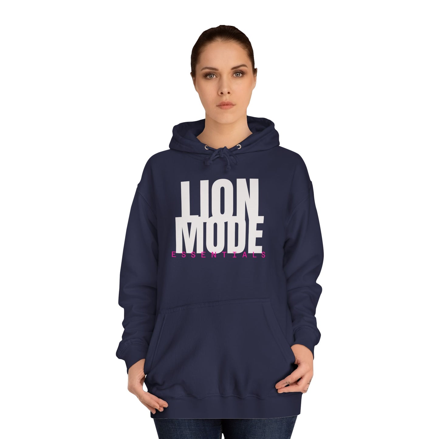 Lion Mode Essentials Unisex Pullover Hoodie | Premium Fitness & Streetwear Hoodie