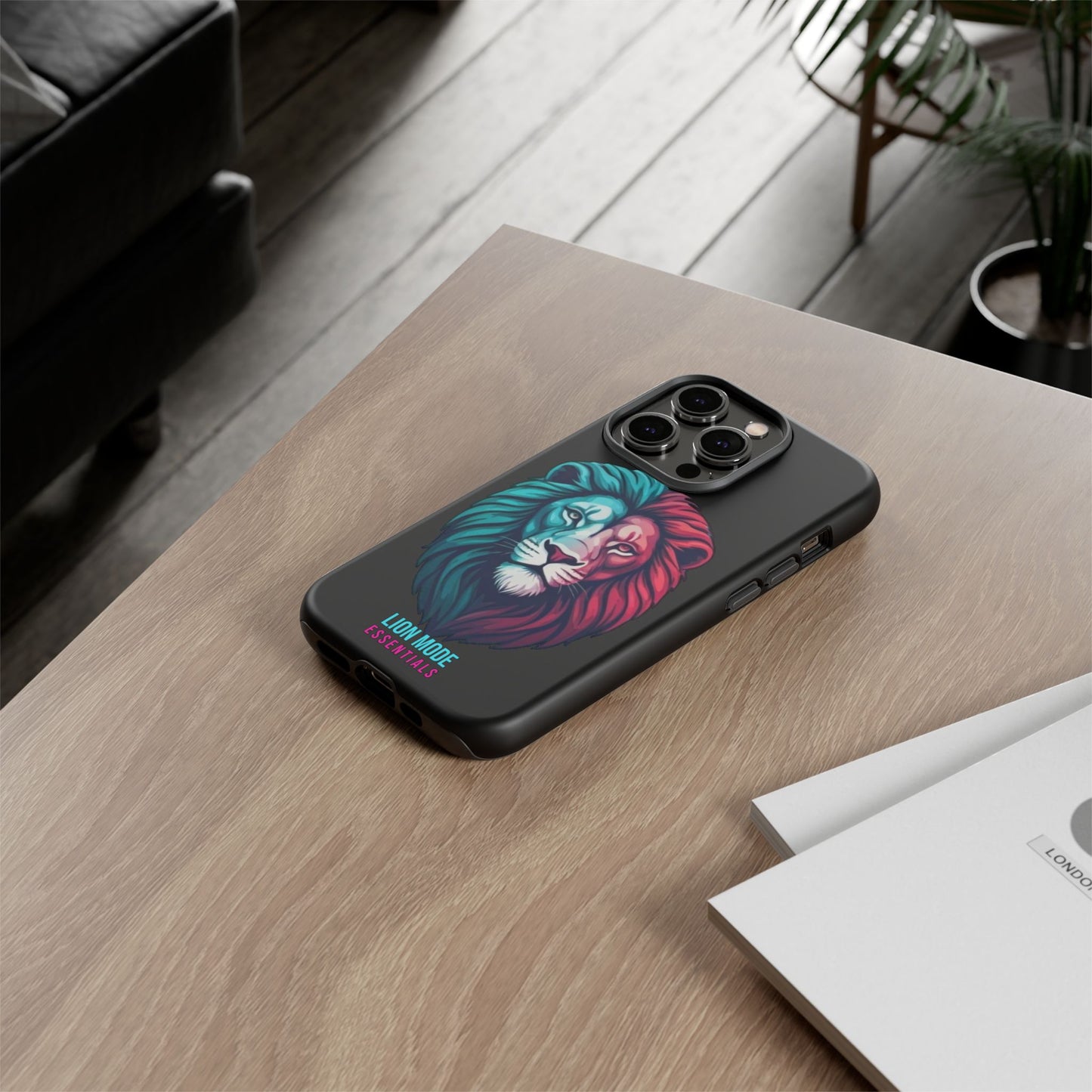 Neon Lion Tough Phone Case | Lion Mode Essentials