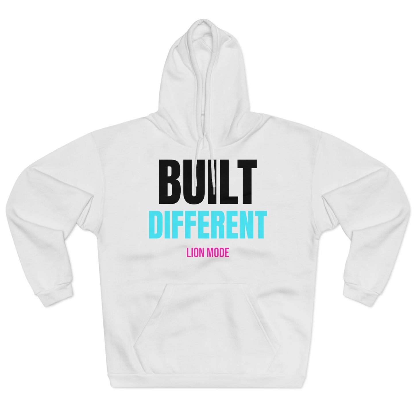 Lion Mode – Built Different Premium Unisex Hoodie | Fitness & Streetwear
