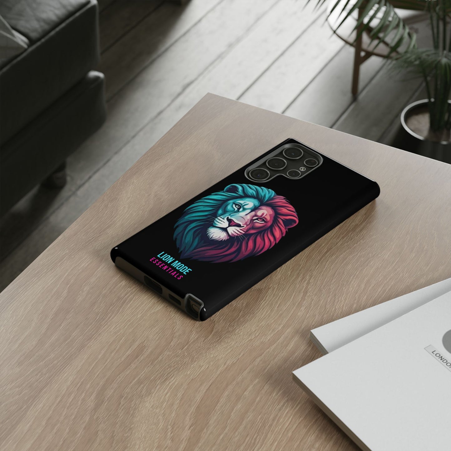 Neon Lion Tough Phone Case | Lion Mode Essentials