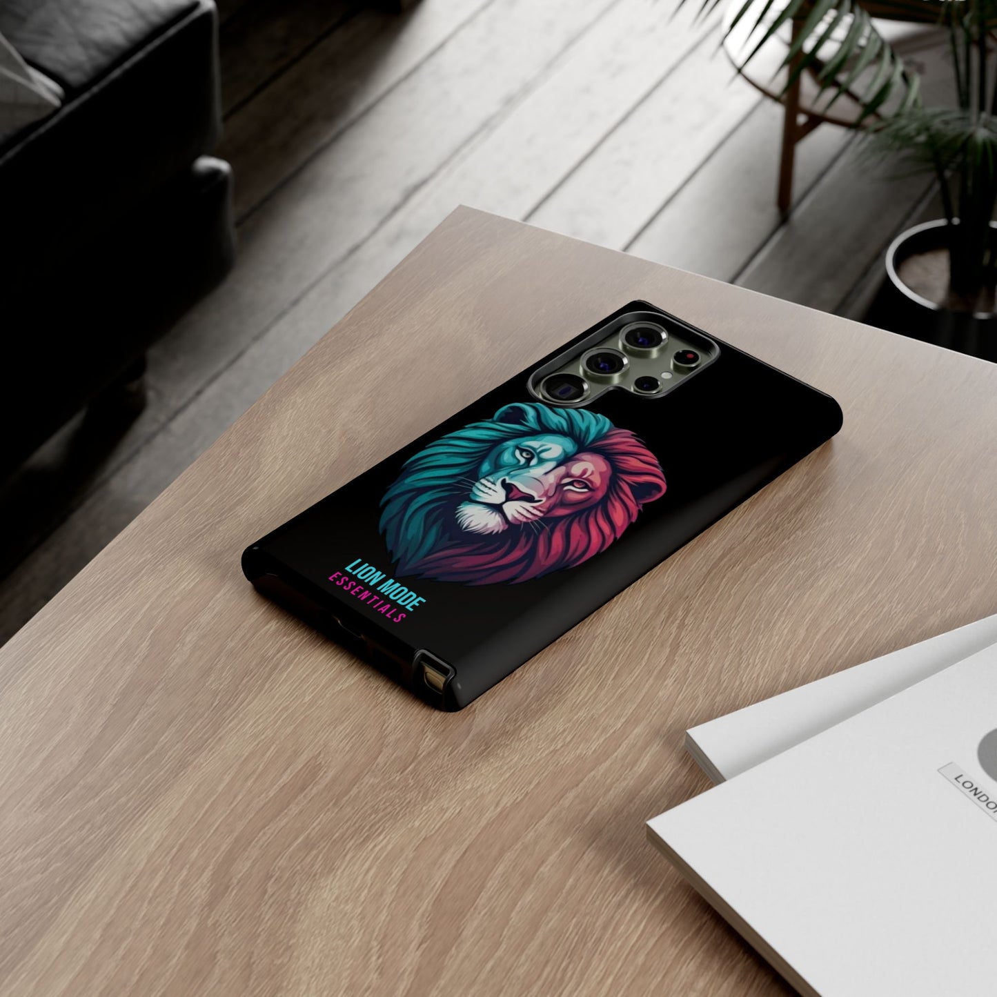 Neon Lion Tough Phone Case | Lion Mode Essentials