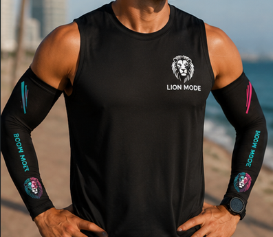 Lion Mode Performance Arm Sleeves – Running & Training