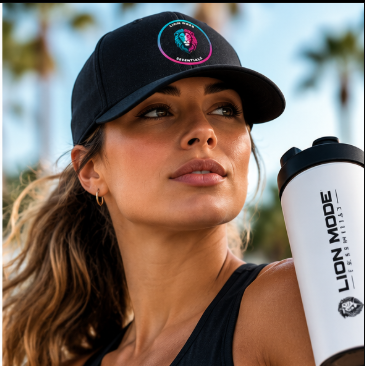 Lion Mode Heritage Circle Flexfit Cap | Premium Performance Hat