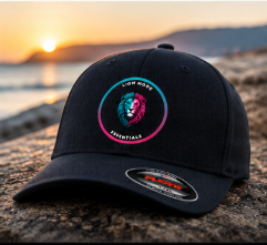 Lion Mode Heritage Circle Flexfit Cap | Premium Performance Hat