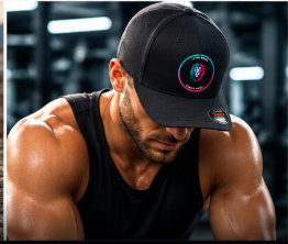 Lion Mode Heritage Circle Flexfit Cap | Premium Performance Hat